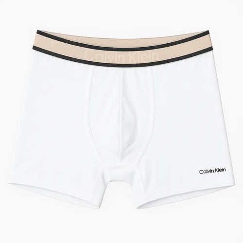 Boxers Calvin Klein Bande Beige - Lot de 5 Boxer Shop