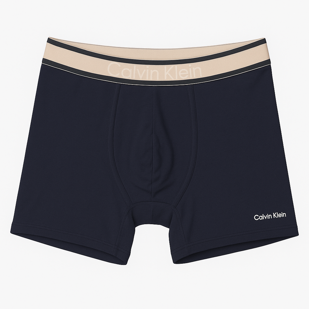 Boxers Calvin Klein Bande Beige - Lot de 5